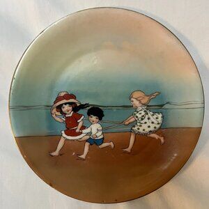 Vintage Royal Bayreuth | Children Playing on the Beach Plate
